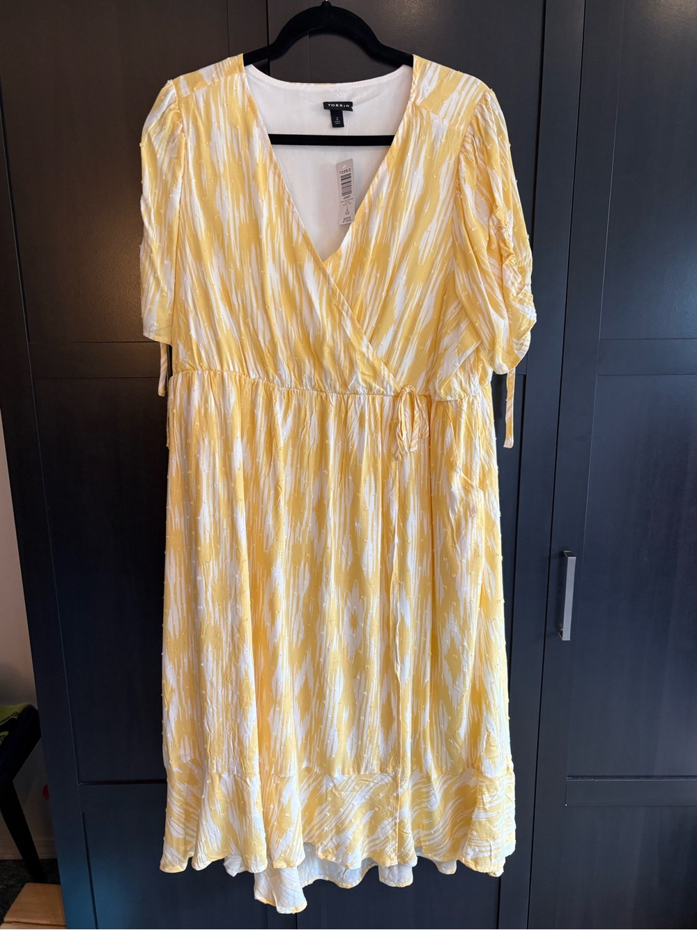 New Torrid Midi Yellow Dress